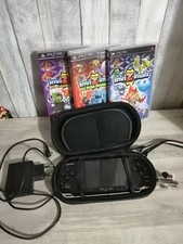 Sony Psp 3004 Nera Playstation Portable + 3 Invizimals + Camera + Caricatore