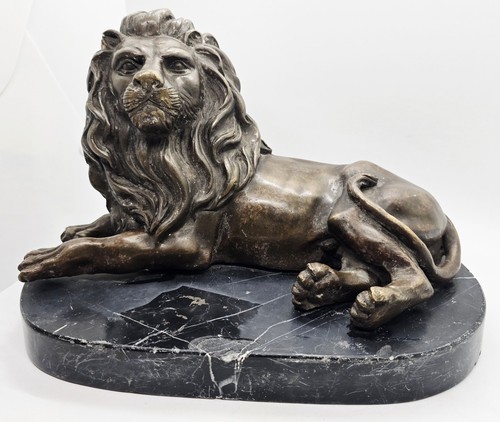 Rara scultura leone - scultura, vintage