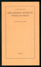 CESAROTTI MELCHIORRE POESIE DI