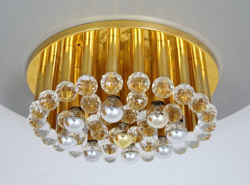 Ernst palme ottone cristallo - ottone,