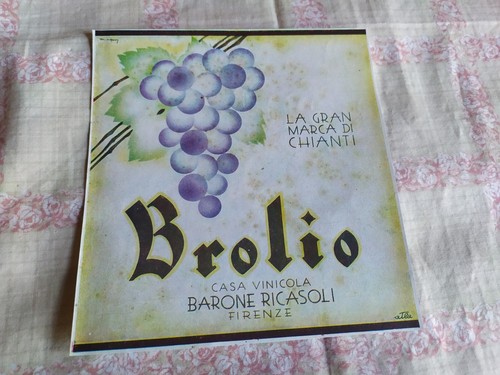 Pubblicità brolio 1930 - brolio,