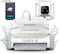 Hydro 4 Robot Pulitore Piscina Senza Fili, Pulitore Piscina per Piscine Interrate con APP