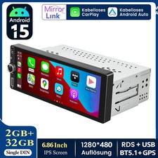Autoradio 1 din con - 6.86",