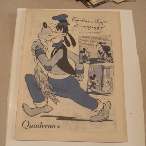 Quaderno topolino pippo nel - quaderno,
