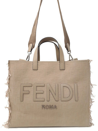 Borsa shopper con logo - , fendi
