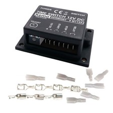 Temporizzatore timer relè temporizzato da 12V a 15V DC circa 2 sec - 23 min Kemo M113A A2086
