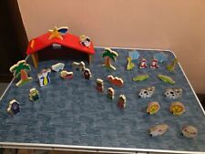 SET KIT PRESEPE LEGNO PASTORI BAMBINI NATALE ANIMALI ARCA NOE’