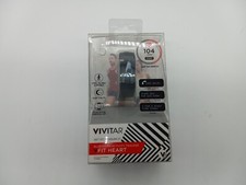 Vivitar VFit Cuore Bluetooth Activity Tracker Braccialetto Regolabile Nero