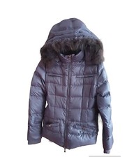 Motivi Piumino Imbottito Invernale Grigio Taglia L-XL Donna