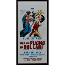 locandina PER UN PUGNO DI DOLLARI clint eastwood sergio leone western cinema B21