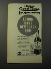 1953 lemon hart - demerara, rum