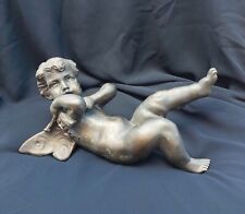 Scultura Putto in bronzo