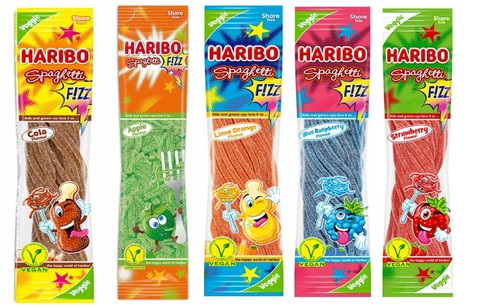 Haribo spaghetti fizz - spaghetti, sour