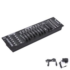 MIXER CENTRALINA LUCI DMX 512 CONTROLLER FARI LED TESTE MOBILI STROBO AS-06124