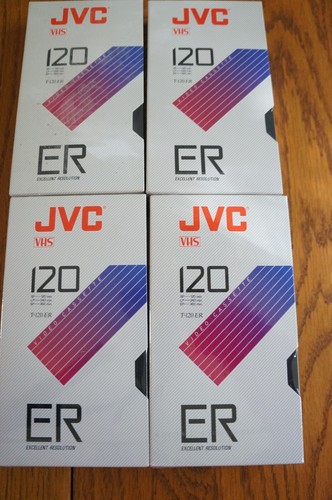 Jvc vhs 120 - vhs, excellent