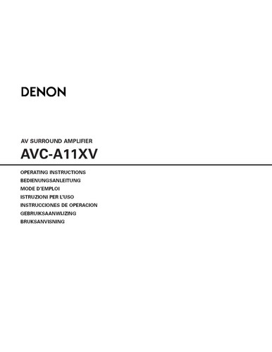 Denon avc a11xv ricevitore - denon,