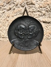 Piatto scultura vintage bimbo - piatto,