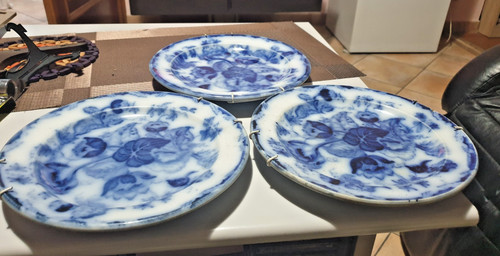 Antico piatto ninfee ceramica - antico,