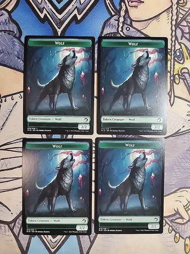 Wolf spirit gettoni - 4x, /