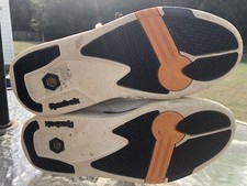 Reebok The Pump Uomo Taglia 9 Hexalite Vintage Gesso/Navy/Sandtrap Raro Retrò