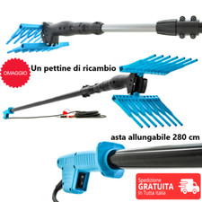 Abbacchiatore per raccolta olive a batteria asta telescopica 3mt scuotitore