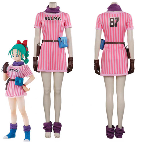 Dragon ball bulma costume - -,