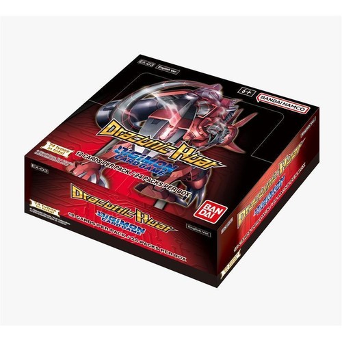 Box digimon card - box, ex-03