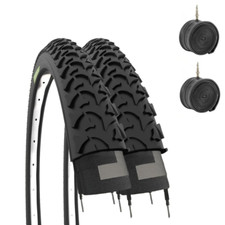 2 COPERTONI 20 X 1.75 + CAMERE PNEUMATICI MTB BAMBINO MOUNTAIN BIKE CITY BIKE 20