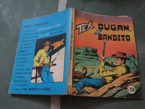 Fumetto tex dugan - tex, bandito
