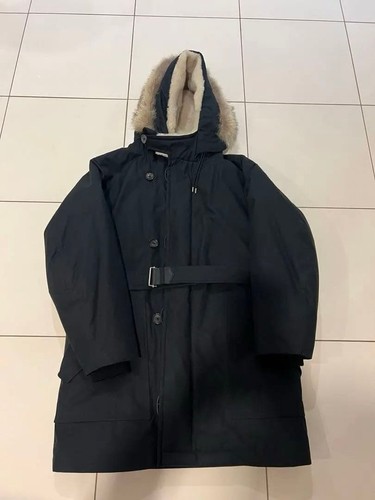 Piumino uomo con pelliccia