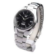 Seiko 5 Black Dial Silver