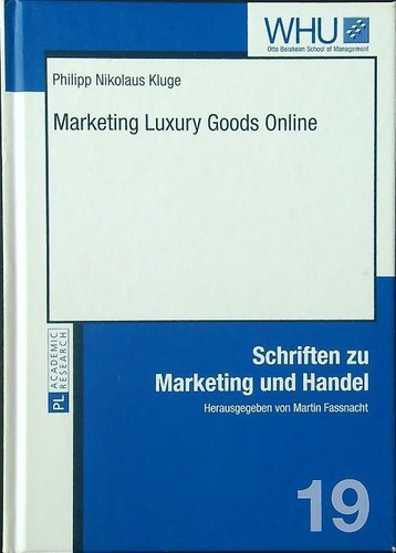 Marketing luxury goods - goods, online