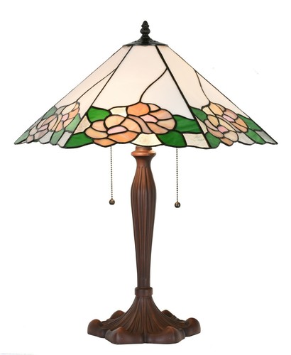 Lampada fiori stile tiffany - lampada,