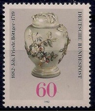 Vaso ceramica porcellana Germania 1982 artigianato artistico MNH