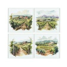 Set Sottobicchieri Vineyards -