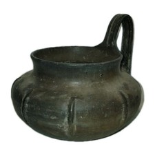 Vaso. attingitoio Kiatos. Riproduzione Antica Arte Etrusca H Cm 15