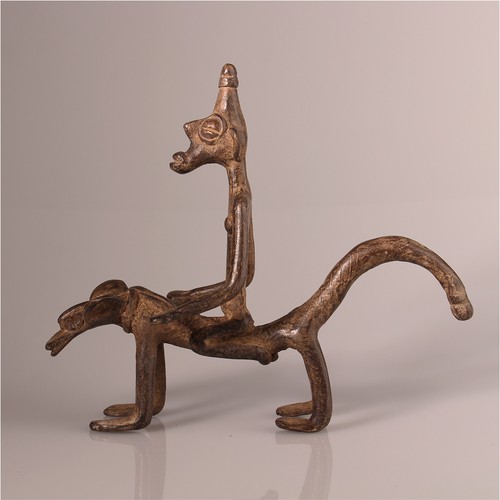 13879 senufo cavaliere statua - 13879,
