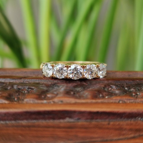 Anello moissanite pietre - moissanite, 5