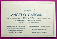 MILANO, ANGELO CARCANO GIOCATTOLI-PUBBLICITA' PRIMI 900-63860
