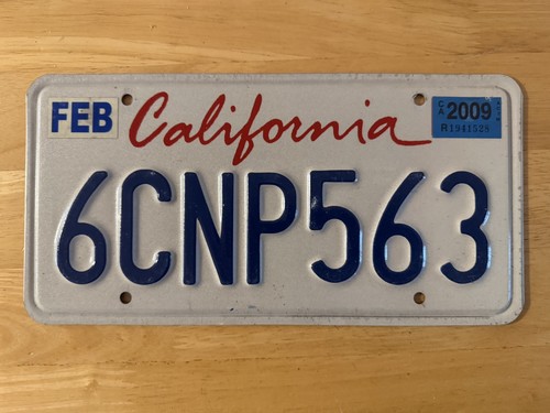 Vintage california number - vintage,