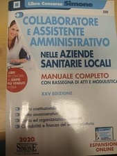Collaboratore Assistente Amministrativo Nelle Aziende Sanitarie‎.978-8891424280