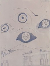 GENTILINI FRANCO Acquarello su