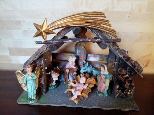 Presepe artigianale anni - anni, '50 