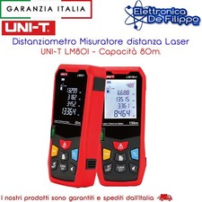 Distanziometro Misuratore distanza Laser UNI-T LM80I - capacita 80m
