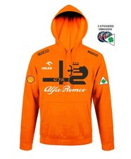 Felpa Orange Cappuccio ALFA