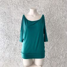 YAMAMAY T-SHIRT MAGLIA MAGLIETTA MANICHE 3/4 VERDE SMERALDO NEW TG.S
