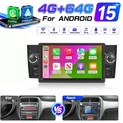 Autoradio 64gb android 15 - 4+64gb,