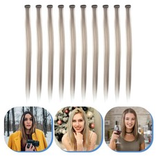  10 Pezzi Extension Fermagli Capelli Extension Evidenzia Accessori Lunghi per Donna
