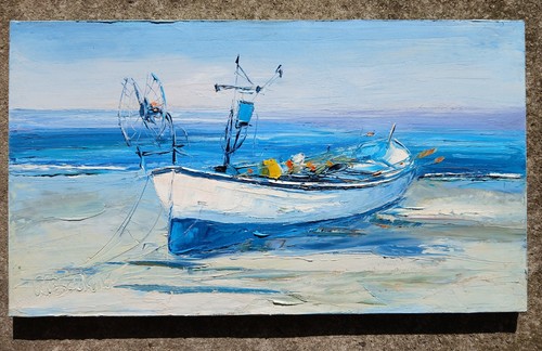 Quadro mare salone gozzo - mare,
