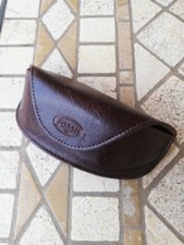 fodero occhiali da sole custodia FOSSIL leather box sunglasses case astuccio